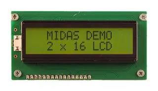 LCD DISPLAY, COB, 16 X 2, STN, 3.3V MC21605A6W-SPTLY3.3-V2