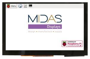 LCD TFT MODULE, 5", 750CD/M2, 800X480P MDT0500D2IHC-HDMI