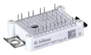 IGBT MODULE, QUAD N CHANNEL, 1.2KV, 45A F3L25R12W1T4B27BOMA1