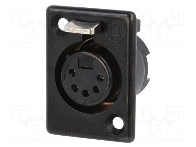 Connector: XLR; socket; female; 7.5A; 50V; PIN: 5; straight; 18AWG DELTRON 710-0500