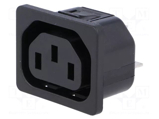 Connector: AC supply; socket; female; 10A; 250VAC; C13 (F); 6600-4 SCHURTER 6600.4320