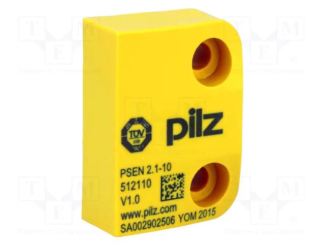 Magnet; IP67; -25÷70°C; 36x26x13mm; PSENmag; PSEN 2.1 PILZ 512110