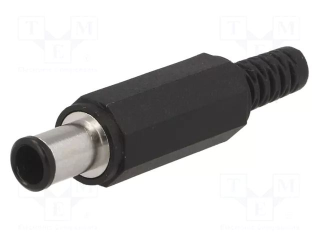Connector: DC supply; plug; male; 2A; 18V; straight; for cable SCHURTER 4840.1230