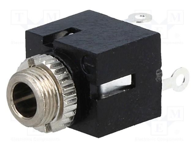 Connector: Jack 3,5mm x 18,6mm; socket; female; mono; ways: 2 SCHURTER 4832.2211