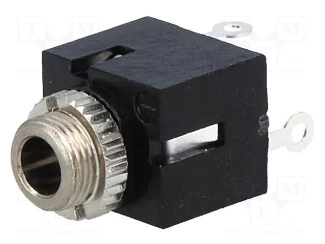 Connector: Jack 3,5mm x 18,6mm; socket; female; mono; ways: 2 SCHURTER 4832.2211