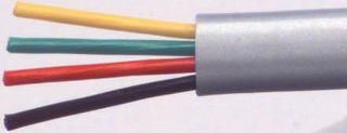 FLAT PHONE LINE CORD 4 CONDUCTOR 26AWG 100FT SPC19780-RH