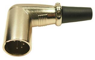 XLR CONNECTOR, R/A PLUG, 5POS, CABLE MP60965N