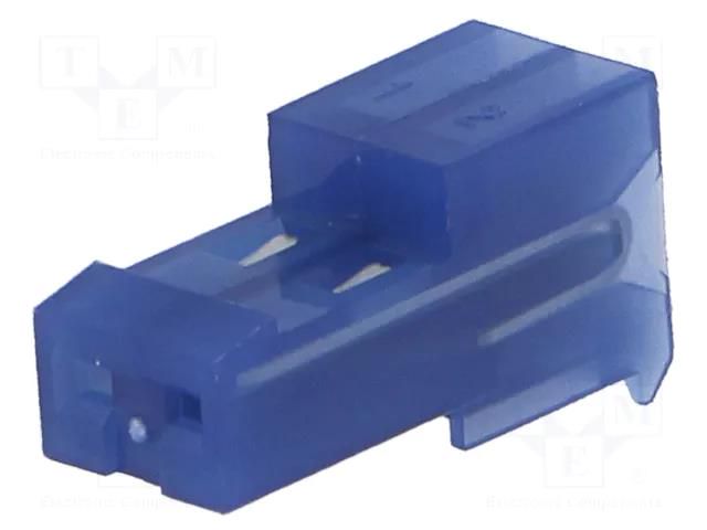 Connector: wire-board; plug; female; PIN: 2; MTA-100; 250VAC; IDC TE Connectivity 3-640442-2