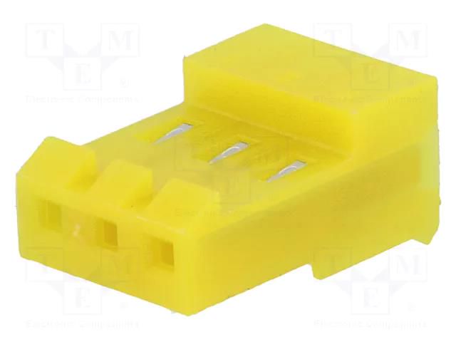 Connector: wire-board; plug; female; MTA-156; 3.96mm; PIN: 3; IDC TE Connectivity 3-640427-3