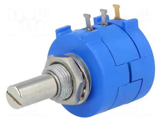 Potentiometer: shaft; multiturn; 20kΩ; 2W; ±5%; 6.35mm; linear; IP40 BOURNS 3590S-2-203L