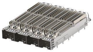 SFP-DD CAGE, 4PORT, TH/PRESS-FIT 2356208-1