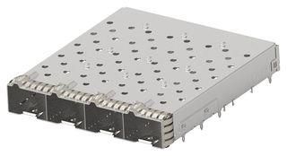 SFP-DD CAGE, 4PORT, TH/PRESS-FIT 2344508-1