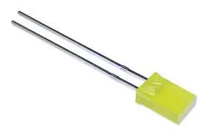 LED, SUPER YELLOW, 100MCD, 590NM, 2X5MM MP007952