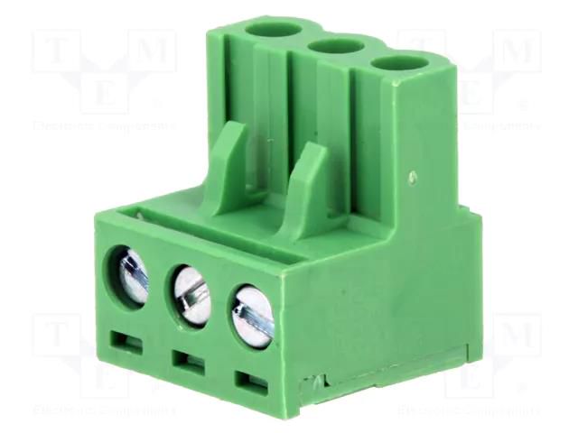 Pluggable terminal block; 5mm; ways: 3; straight; plug; female DEGSON ELECTRONICS 2EDGK5.00-03P14