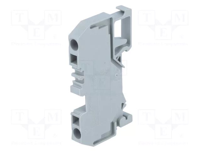 Splice terminal: rail; 281; 32A; 800V; spring clamp; grey; ways: 1 WAGO 281-901