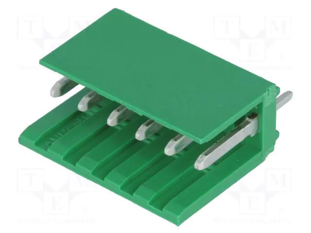 Connector: wire-board; socket; male; AMPMODU MOD I; PIN: 6; THT TE Connectivity 280611-1