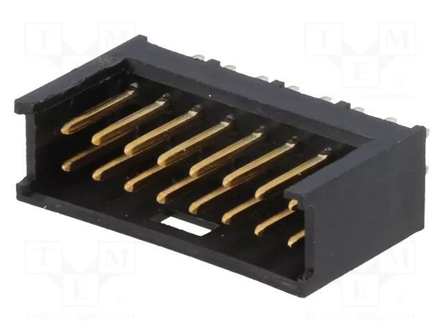 Connector: wire-board; socket; male; PIN: 16; AMPMODU MOD II; THT TE Connectivity 280385-2