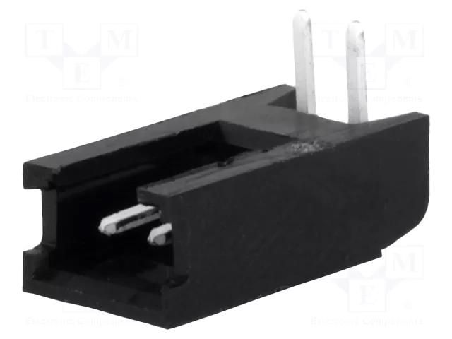 Connector: wire-board; socket; male; AMPMODU MOD II; 2.54mm; PIN: 2 TE Connectivity 280377-1