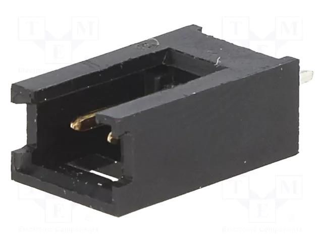 Connector: wire-board; socket; male; AMPMODU MOD II; 2.54mm; PIN: 2 TE Connectivity 280370-2