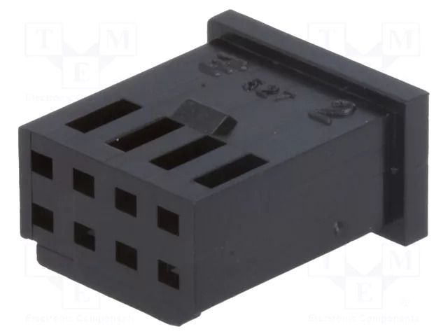 Connector: wire-board; plug; female; PIN: 8; AMPMODU MOD II; 2.54mm TE Connectivity 280365