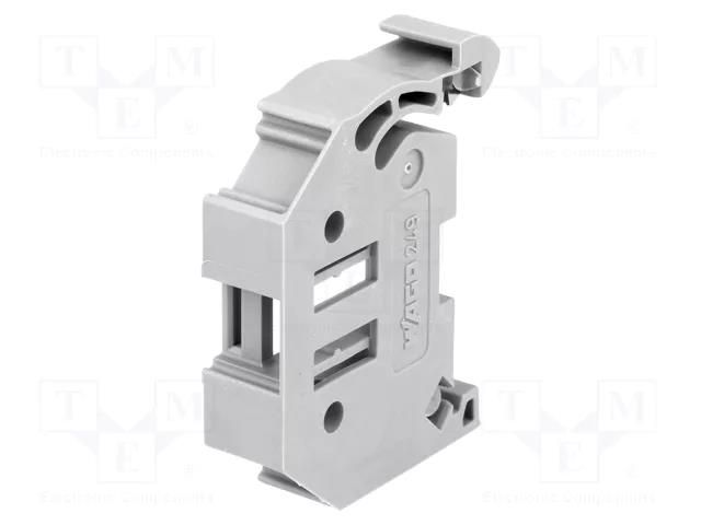 Holder; grey; 10x28x45mm WAGO 249-117