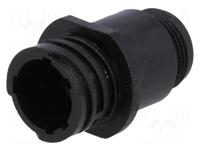 Connector: circular; plug; male; PIN: 4; w/o contacts; CPC Series 1 TE Connectivity 206153-1