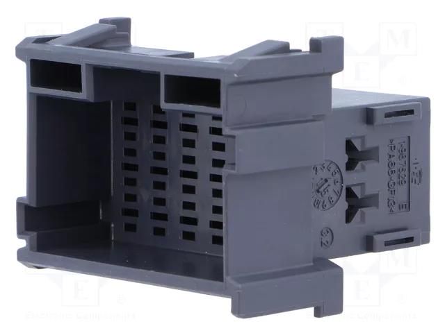 Connector: automotive; plug; male; MCP 2.8; JPT,MCP 2.8; PIN: 18 TE Connectivity 1-967629-1