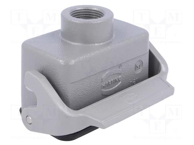 Enclosure for connectors: HDC; size 10B; for cable; Han; M20 HARTING 19300101750