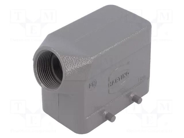 Enclosure: for HDC connectors; Han® B; size 10B; for cable; M25 HARTING 19300101521