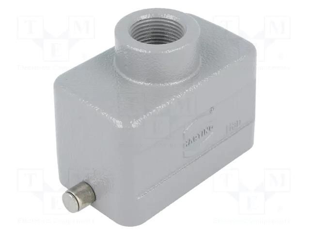 Enclosure for connectors: HDC; size 10B; for cable; Han; IP65 HARTING 19300101440