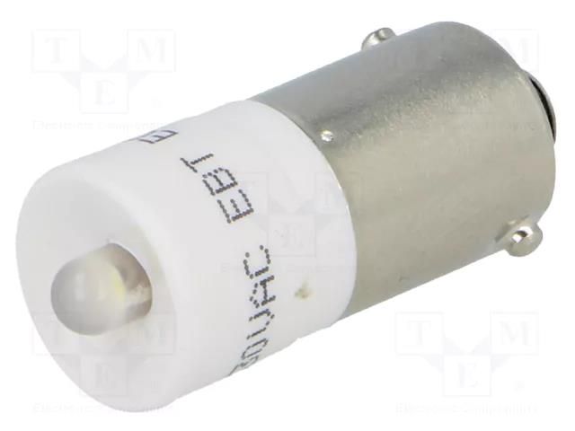 LED lamp; white; BA9S; 230VAC CML INNOVATIVE TECHNOLOGIES 1860623W3D