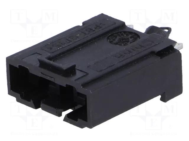 Fuse holder; 10.9mm; THT; max.130°C; UL94V-0; 125V LITTELFUSE 178.6764.0001