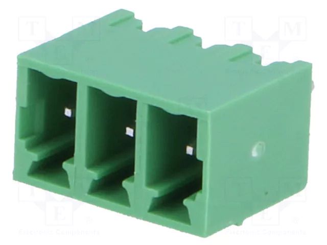 Connector: pluggable terminal block; socket; male; 7A; 250V; PIN: 3 DEGSON ELECTRONICS 15EDGVC3.81-03P