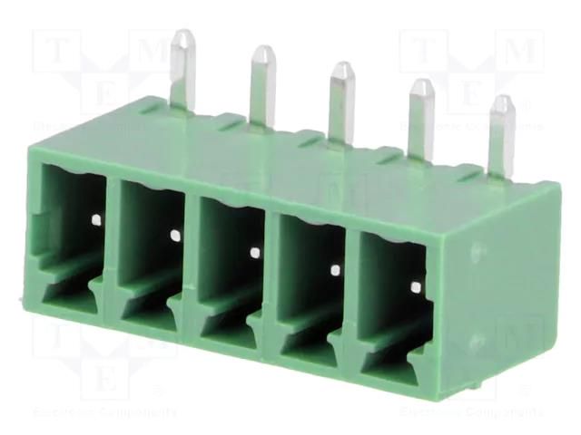 Pluggable terminal block; 3.81mm; ways: 5; angled 90°; socket DEGSON ELECTRONICS 15EDGRC3.81-05P