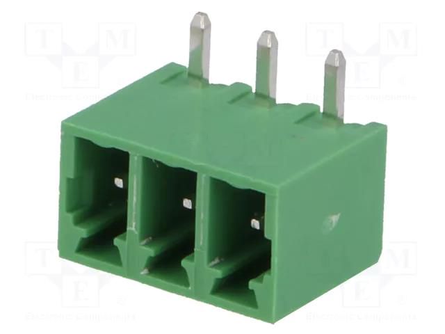 Pluggable terminal block; 3.81mm; ways: 3; angled 90°; socket DEGSON ELECTRONICS 15EDGRC3.81-03P