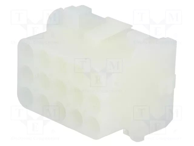 Connector: wire-wire; plug/socket; male/female; PIN: 15; 600V; 3x5 TE Connectivity 1-480711-0
