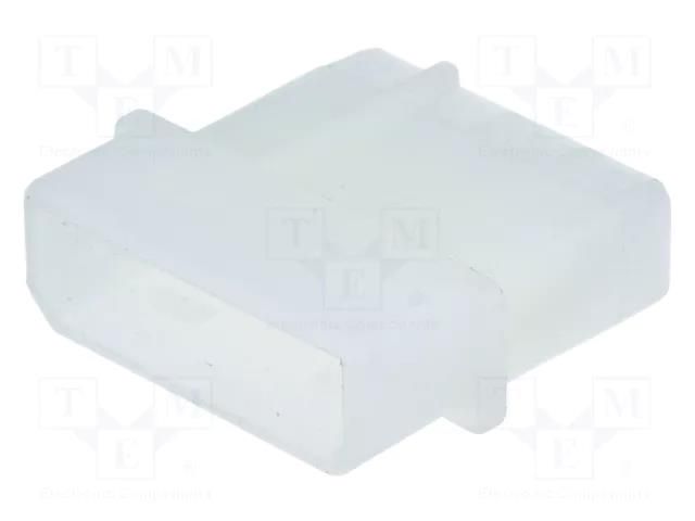 Connector: wire-board; plug; male; CMNL; 5.08mm; PIN: 4; for cable TE Connectivity 1-480426-0