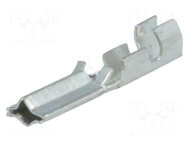 Tip: socket for solder pin; crimped; for cable; tinned; brass VOGT 1361.68