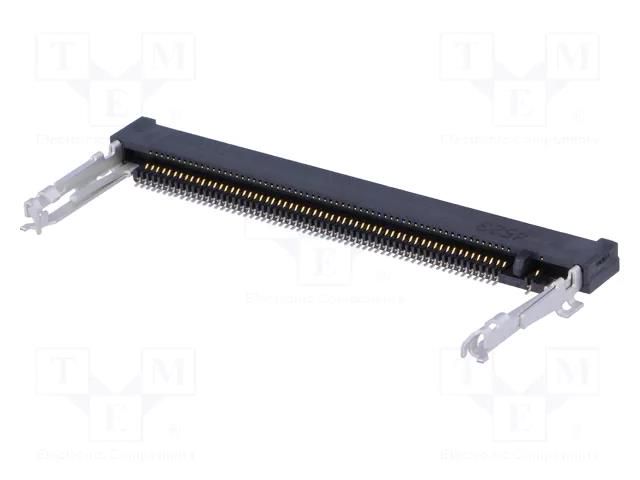 Connector: PCI mini; horizontal; SMT; gold-plated; PIN: 124; H: 4mm ATTEND 114B-40B00-R02