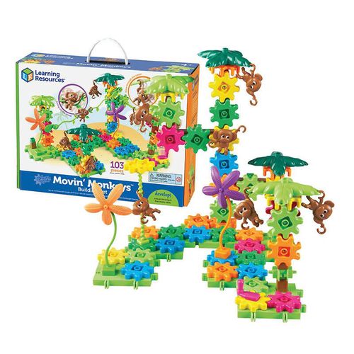 Gears! Movin’ Monkeys Building Set Learning Resources LER 9119, Learning Resources LER 9119