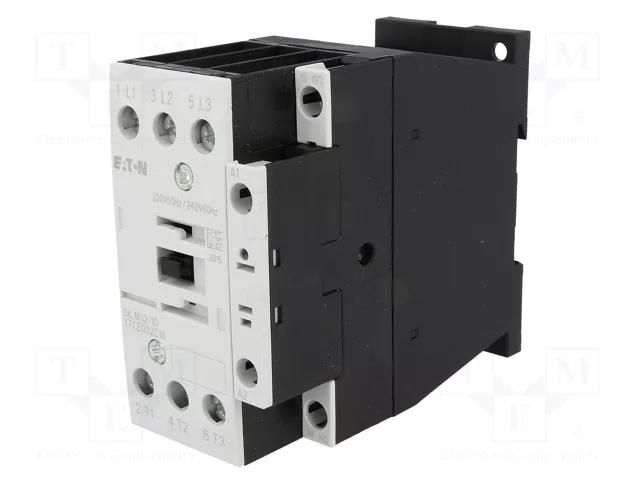 Contactor: 3-pole; NO x3; Auxiliary contacts: NO; 230VAC; 32A; 690V EATON ELECTRIC DILM32-10-230V