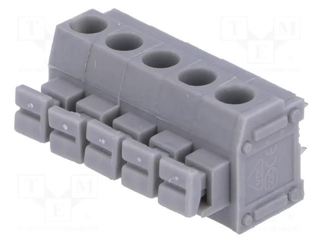 Connector: PCB terminal block; terminal; 8A; 300V; angled 90° DEGSON ELECTRONICS DG235-5.0-05P