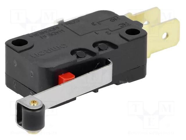 Microswitch SNAP ACTION; 16A/250VAC; 10A/30VDC; SPDT; ON-(ON) OMRON Electronic Components D3V-166-1C5