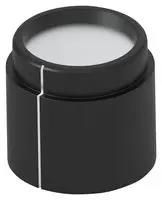 KNOB, ROUND SHAFT, PHENOLIC, 3.17MM PKG50B1/8