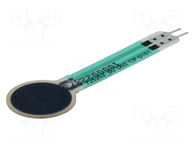 Sensor: pressure; Range: 0,2÷100N; Features: self-adhesive; 1mA IEE CZN-CP18