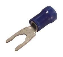 CRIMP TERMINAL, FORK, #8, 14AWG, BLUE 53244-2