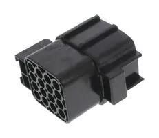 AUTOMOTIVE HOUSING, RCPT, 16POS, BLACK 368050-1