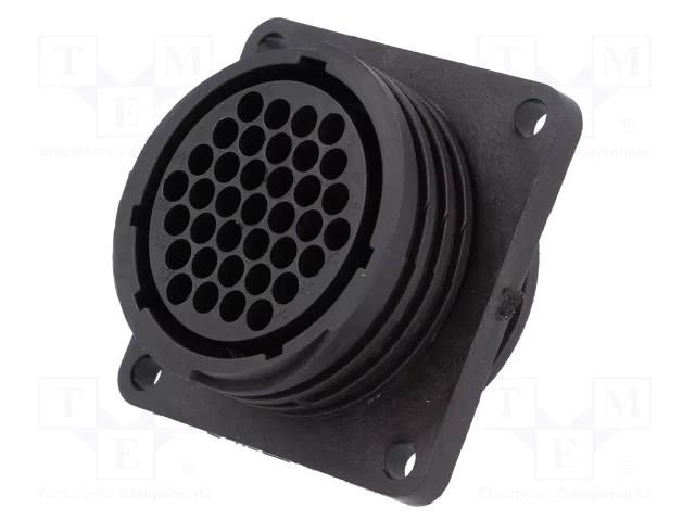 Connector: circular; socket; female; PIN: 37; w/o contacts; size 23 TE Connectivity CPC-0-0182920-1