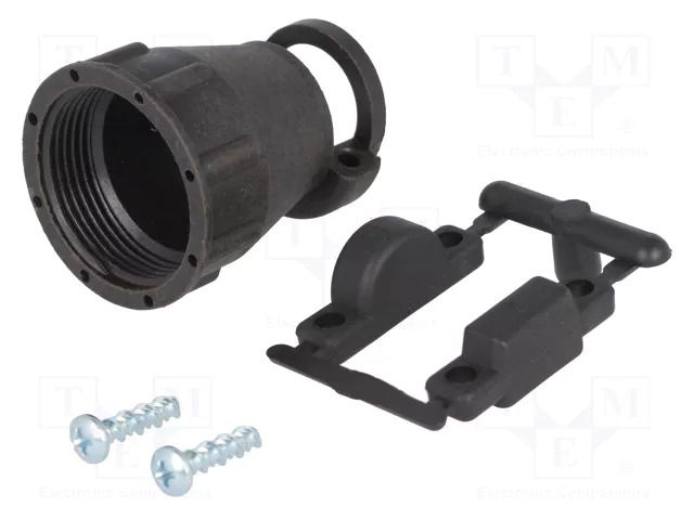 Cable hood and fastener; size 17; 11.5mm; straight; CPC TE Connectivity CPC-0-0182655-1