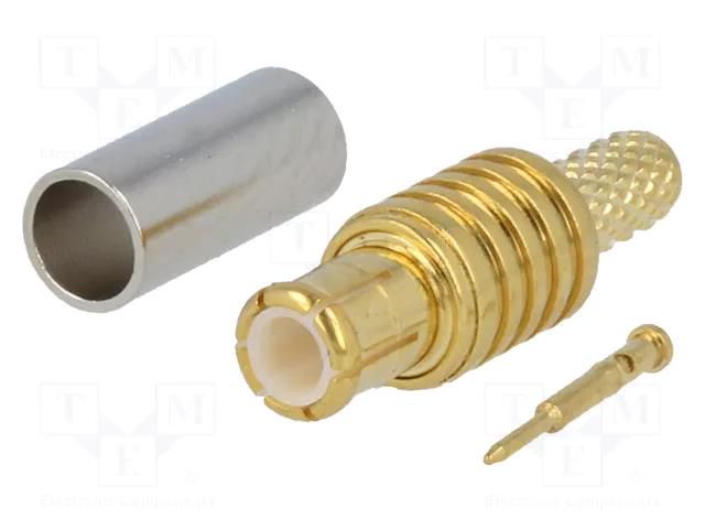 Connector: antenna; plug; MCX-A; straight 4CARMEDIA CONN.13